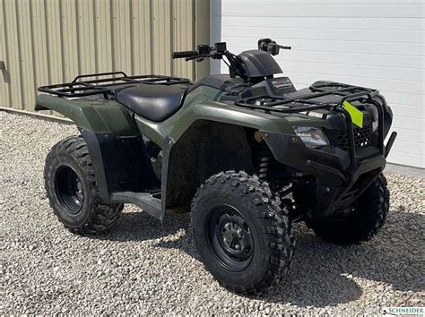 2015 Honda Rancher Trx420 4 Wheeler Schneider Auctioneers Llc