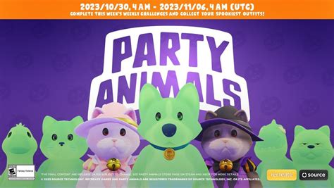 Party Animals Halloween event introduces themed skins and a new map