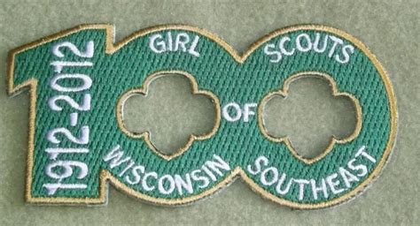 Girl Scouts Wisconsin Southeast 100th Anniversary Patch