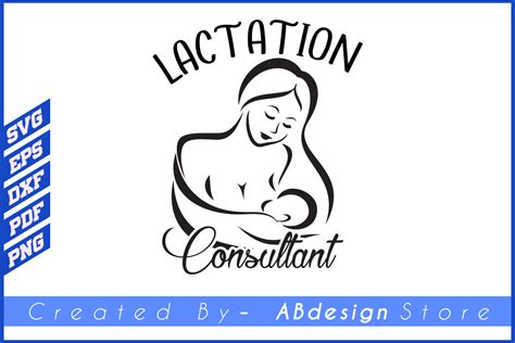 Lactation Consultant Breastfeeding Svg Graphic By Abdesignstore