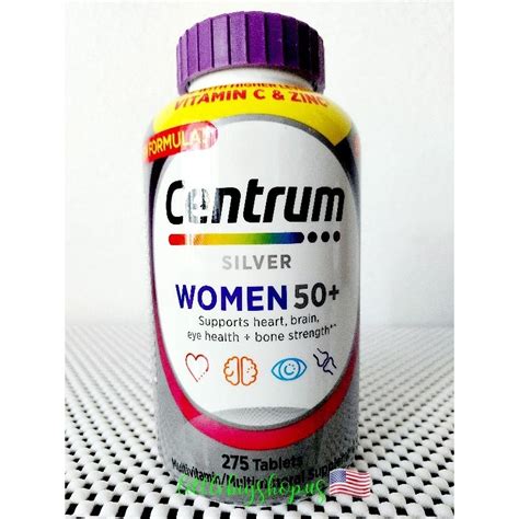 Centrum Silver Adults 50 Multivitamin Multimineral Supplement Usa Shopee Philippines