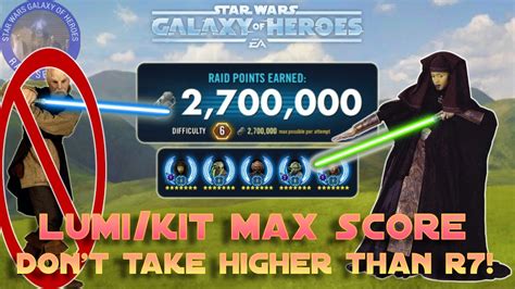 Naboo Raid Luminara R8 Max Score YouTube