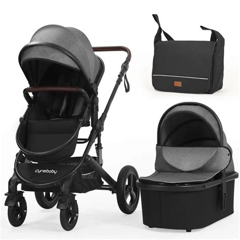 Коляска 2 в 1 Cynebaby (black) в Армении