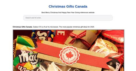 Christmas Gifts Canada