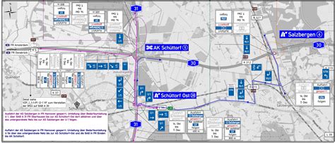 A30 Sperrungen Von Der Anschlussstelle Rheine Nord Bis Zur