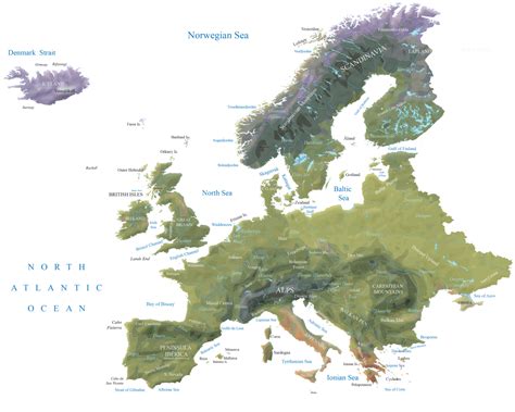 Europe Map - GIS Geography