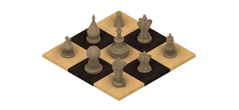 Courier Chess By Elektronchika Download Free Stl Model