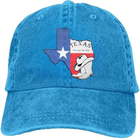 Texas Flag Adjustable Baseball Caps Denim Hats Sport Outdoor