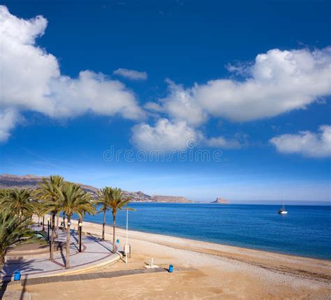 Albir Beach In Alfas Del Pi Of Alicante Stock Photo Image Of Landmark