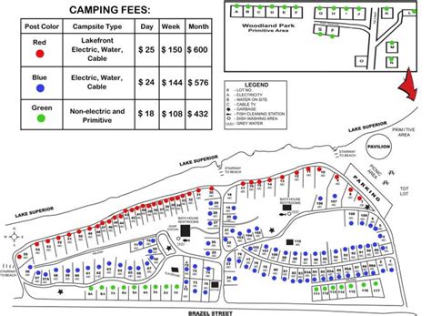 Woodland Park Campground Grand Marais Mi Grand Marais Woodland Park