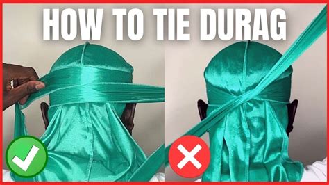 How To Tie Durag 360 Waves Method Youtube