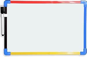 Fdd U Magnetic Whiteboard A Sized Dry Erase Double Sided Plastic