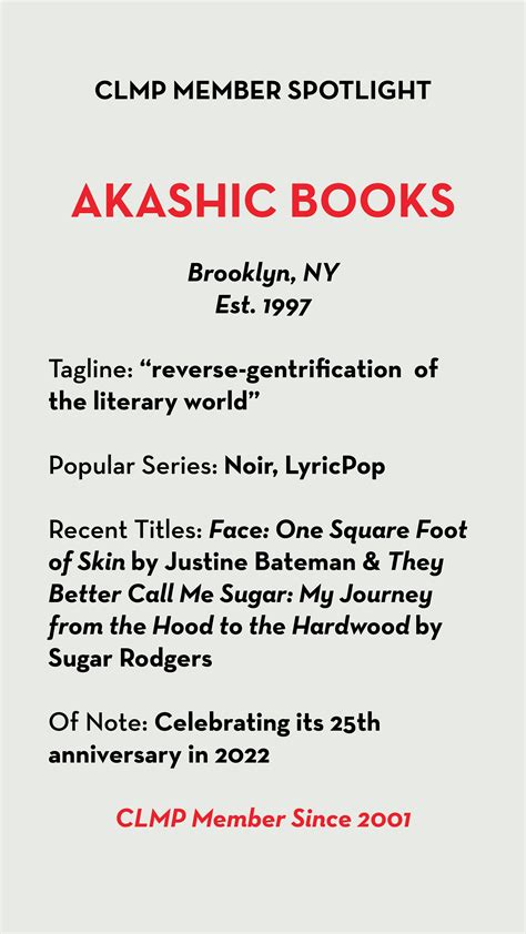 Member Spotlight: Akashic Books - Community of Literary Magazines and ...