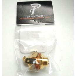 Embase De Jack Pure Tone Stereo Multi Contact 1 4 In Gold Input Ouput