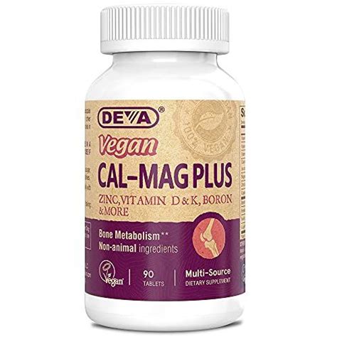 Pre Order Deva Vegan Cal Mag Plus Supplement With Calcium Magnesium