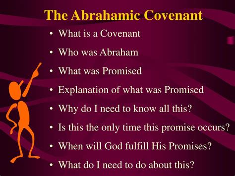 Abrahamic Covenant Chart Promises