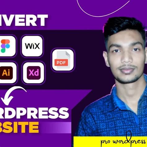 I Will Convert Psd Ai Html Figma Wix To Wordpress By Elementor Pro