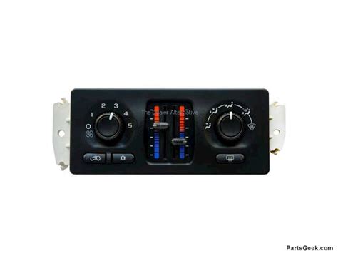 Chevrolet Silverado Hd Hvac Temperature Control Panel