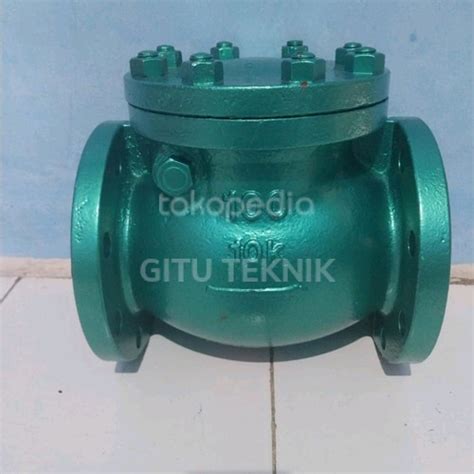 Jual Swing Check Valve 4 Inchi Toyo Jis 10k Cast Iron Jakarta Pusat Gitu Teknik Tokopedia