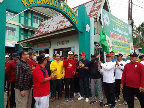 Pw Muhammadiyah Aceh Dan Riau Kompak Gelar Gerak Jalan Santai Sambut