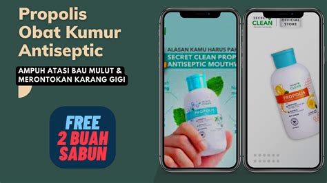 Mouthwash Propolis Probiotic Fluoride Obat Kumur Untuk Menjaga