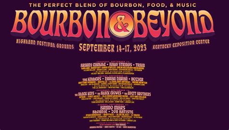 Bourbon And Beyond Lineup By Day Of Release Elmira Michaeline