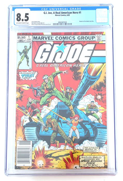 Lot Detail GI JOE A REAL AMERICAN HERO MARVEL 1 COMIC CGC GRADED