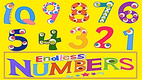 Endless Numbers Counting 1 To 10 Numbers Learning For Kids Learn