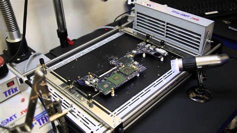 TFix MacBook Pro GPU ATI Soldering Using Infrared BGA Rework Station At