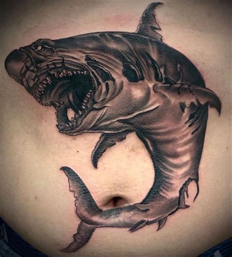 Shark Back Tattoo Printable Computer Tools