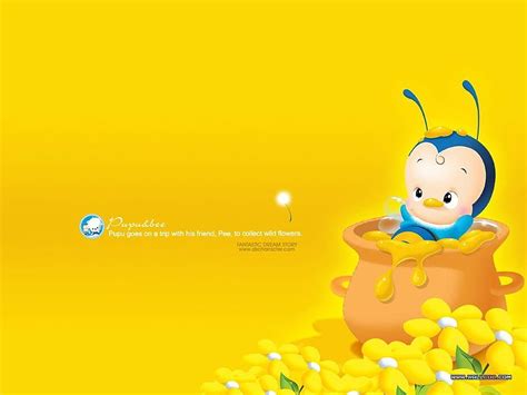 Bee Happy Full Bee Cartoon Hd Wallpaper Pxfuel