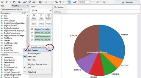 Tableau Pie Chart