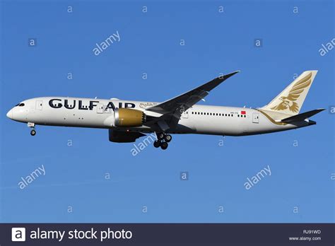 BOEING 787 9 DREAMLINER A9C FD OF GULF AIR Stock Photo Alamy