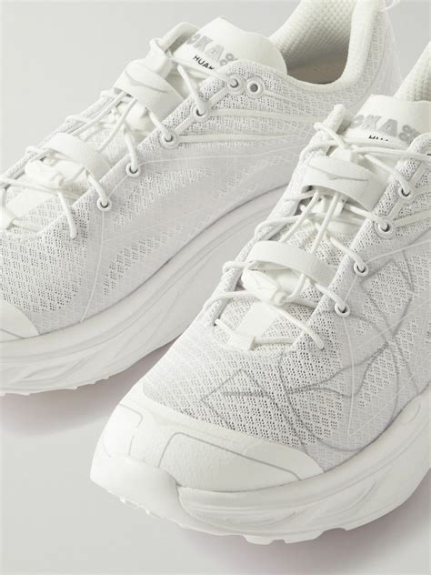 Hoka One One - Huaka Origins Rubber-Trimmed Mesh Running Sneakers ...