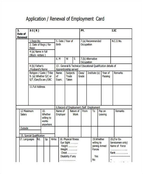 Free 9 Sample Employment Renewal Forms In Pdf Ms Word