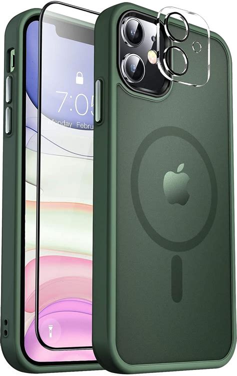 Entronix Shockproof Heavy Duty Cell Phone Case For Apple Iphone 11 Green