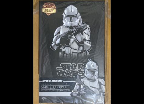Ready Hot Toys MMS643 STAR WARS 1 6 CLONE TROOPER CHROME VERSION Toys Buying Agent