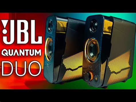 Jbl Quantum Duo Review The Best Compact Computer Speakers Youtube