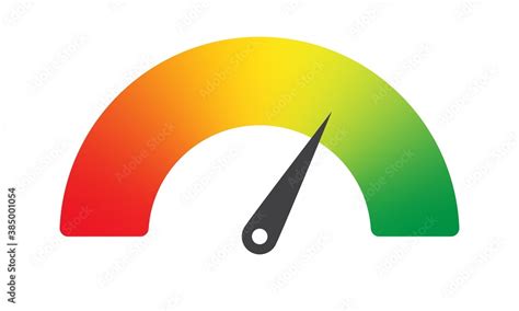 Vektorová Grafika „red To Green Gradient Scale With Arrow The