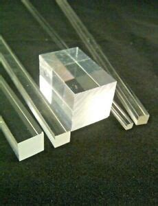 Square Clear Acrylic Rod Solid Perspex Plastic Bar Rod Mm To Mm