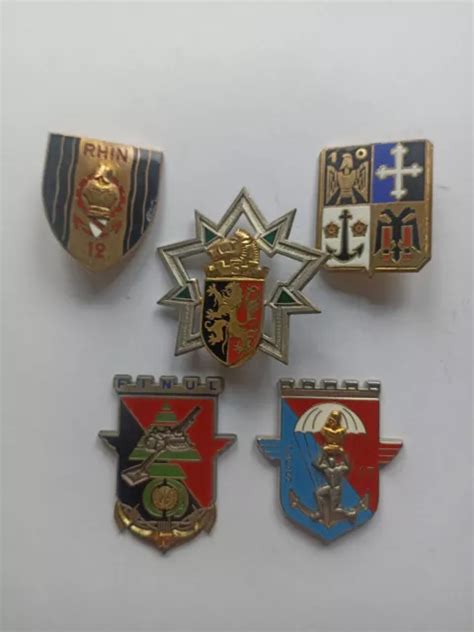 LOT DE 5 insignes du Génie 2 Sans Attaches EUR 15 50 PicClick FR