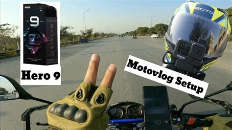 Motovlog Setup Gadgets Gopro Hero 9 Motovlog Gorpo Motolog