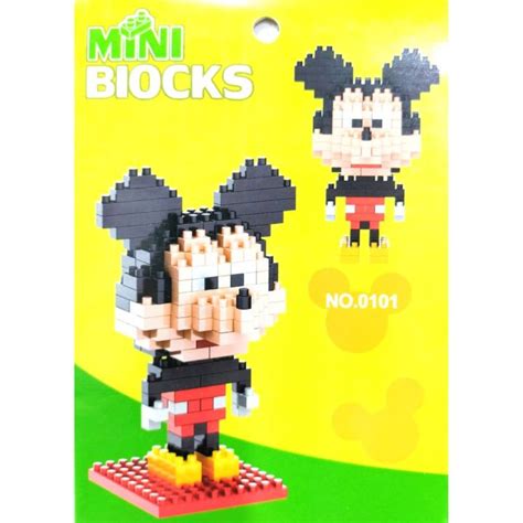 Mini Nano Block Disney Mickey Minnie Mouse Minions Lazada Indonesia