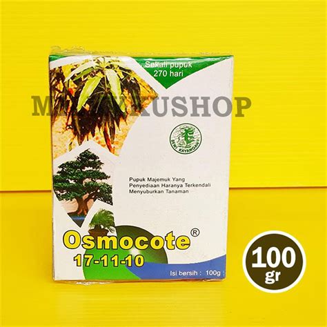 Jual Pupuk Osmocote Gram Kemasan Pabrik Dekastar Daun