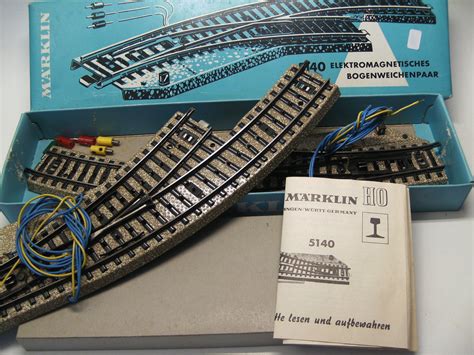 M Rklin Elektromagnetisches Bogenweichenpaar Modellbahn Allgaeu