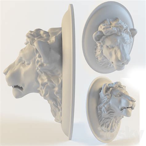 Lion sculpture - Sculpture - 3D model