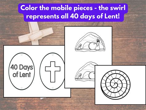 Lent Craft for Kids, Lent Calendar 2024, Lent Coloring Activity, Sunday ...