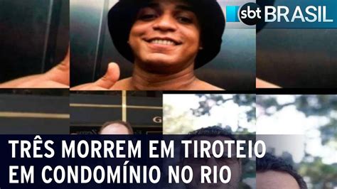 Vídeo Tiroteio em condomínio em Belford Roxo RJ deixa 3 mortos SBT