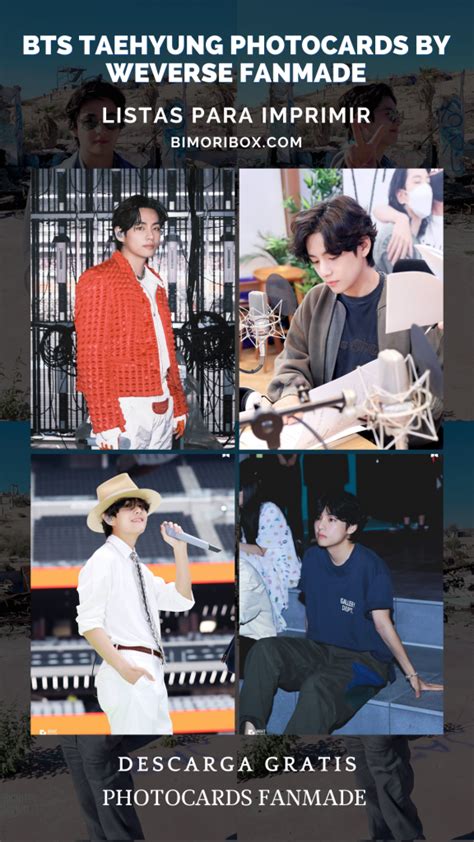 Bts Taehyung Photocards By Weverse Fanmade