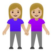 Emoji H Ndchenhaltende Frauen Mittelhelle Hautfarbe Kopiere Emoji